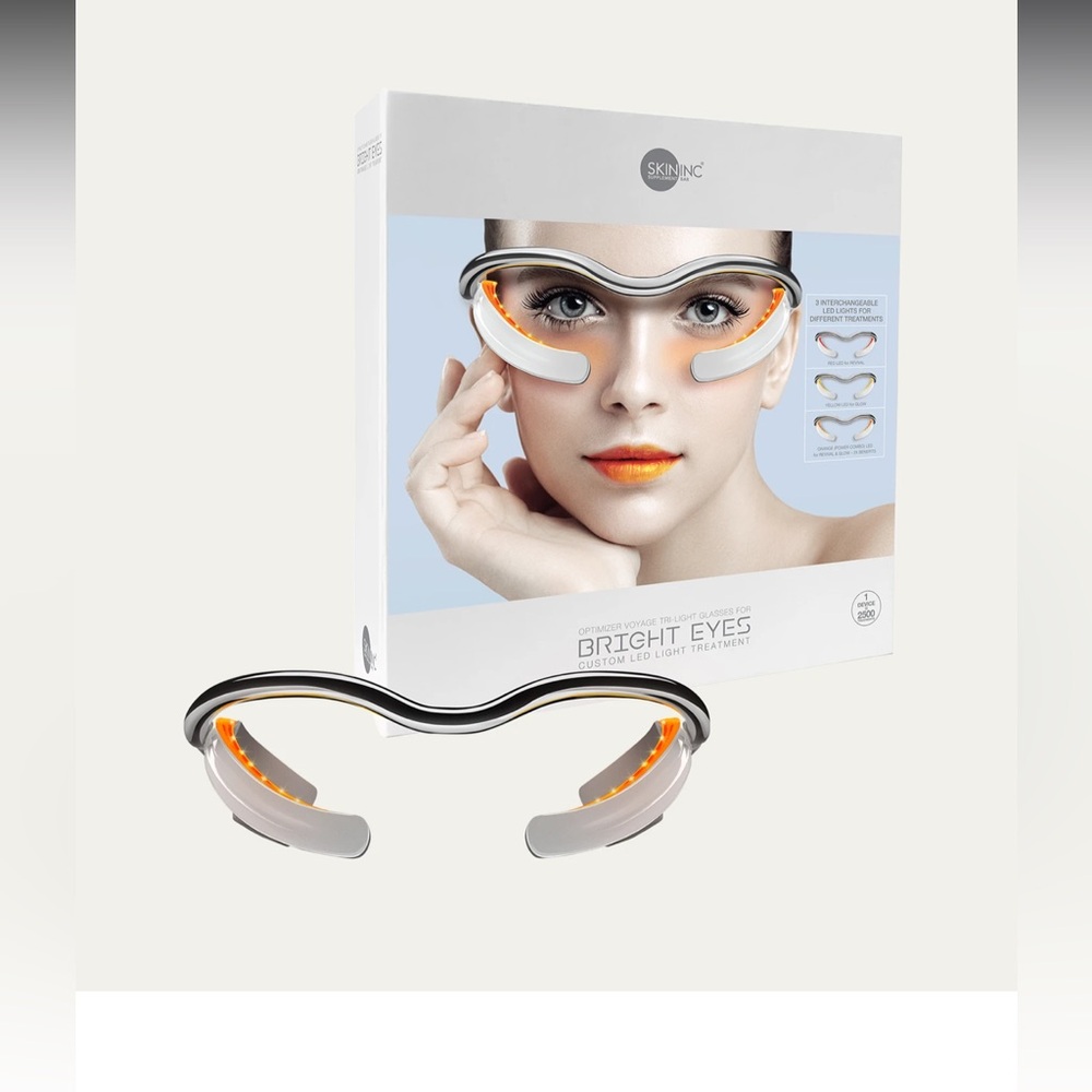 SKIN INC Optimizer Voyage Tri-Light Glasses  red, yellow, orange led light